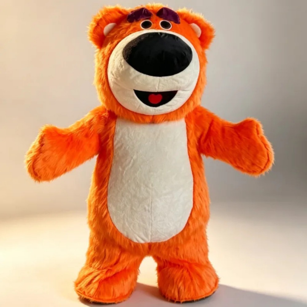 Event & Party Supply Photos - Şişirilebilir Turuncu Ayı Maskot Kostümü, Cadılar