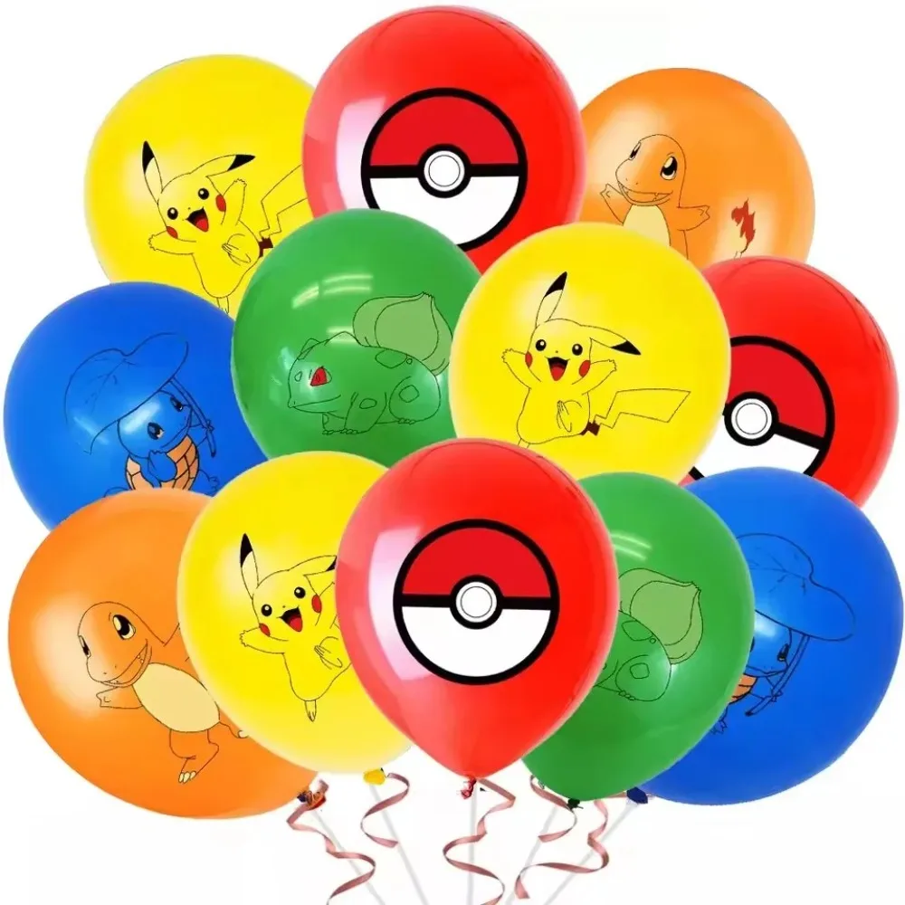 Supply Event - 10 Adet Pokémon Baskılı Lateks Balon,
