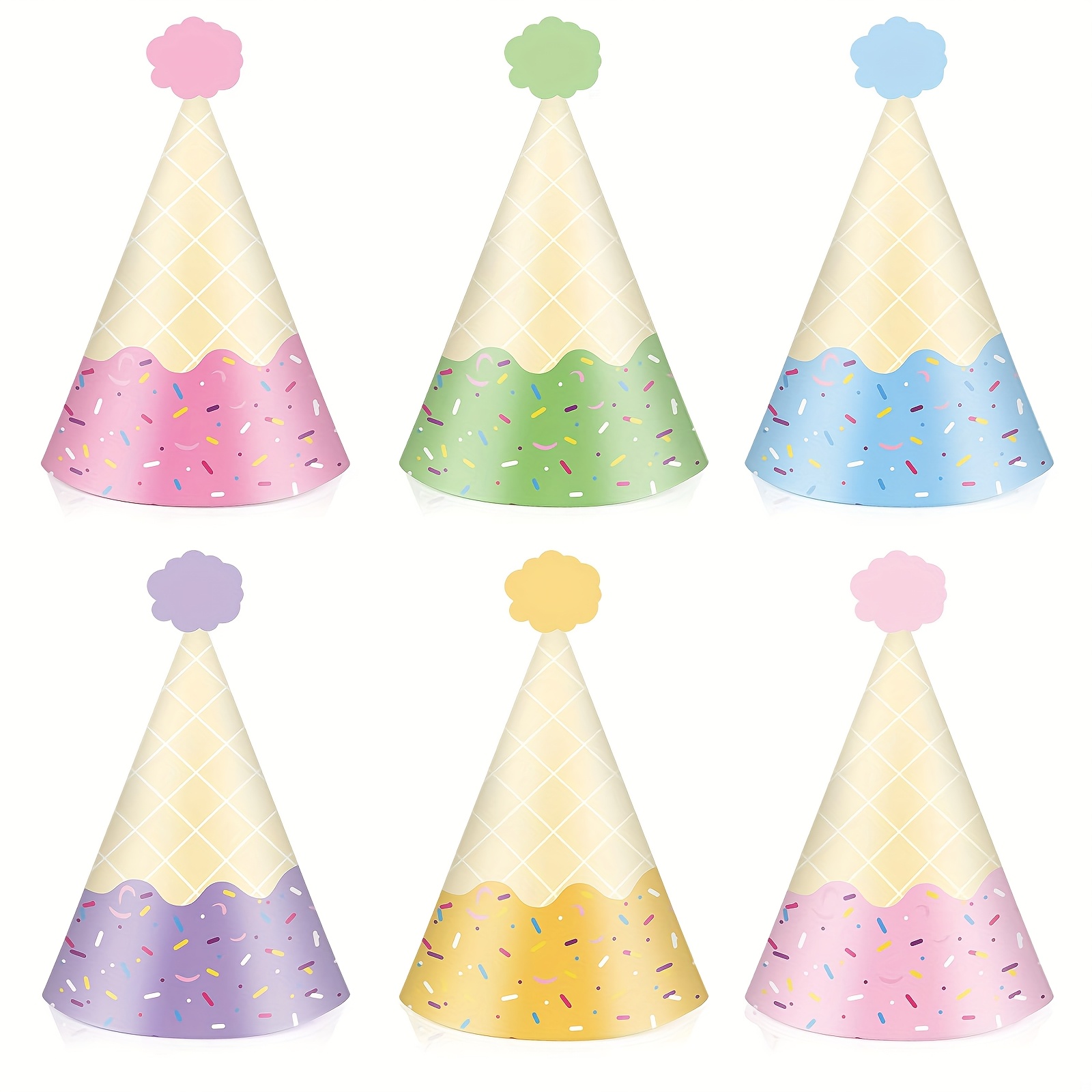 Party Hat Cone - Dondurma Şapkası Parti Şapkaları - Doğum