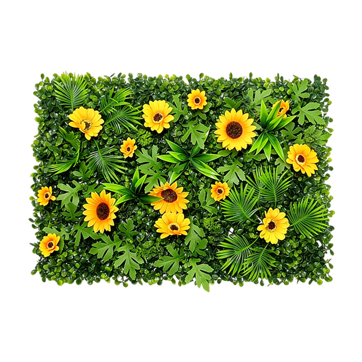 Flower Wall Panel - 40x60 cm Yapay Çiçek Duvar Paneli,
