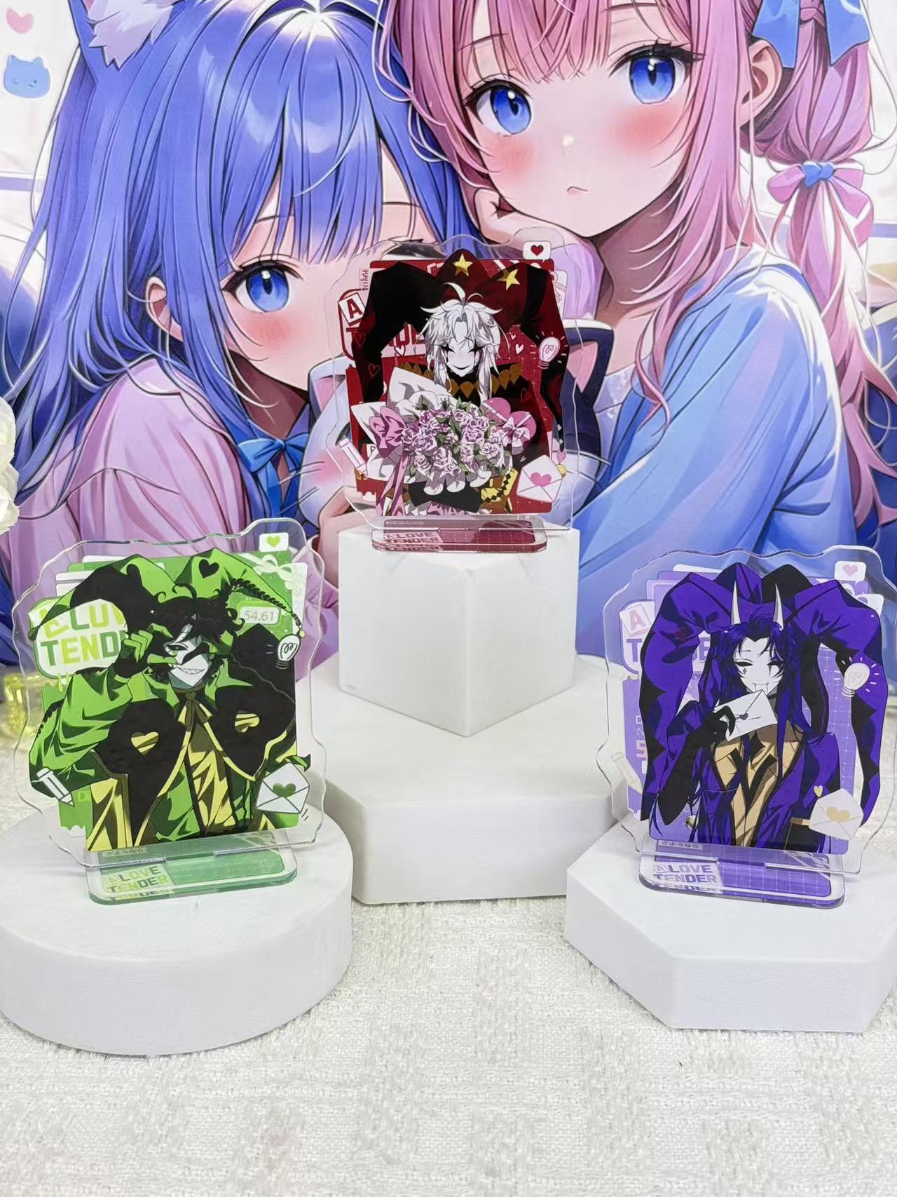 Event Support - Anime temalı akrilik figür, sevimli karakter