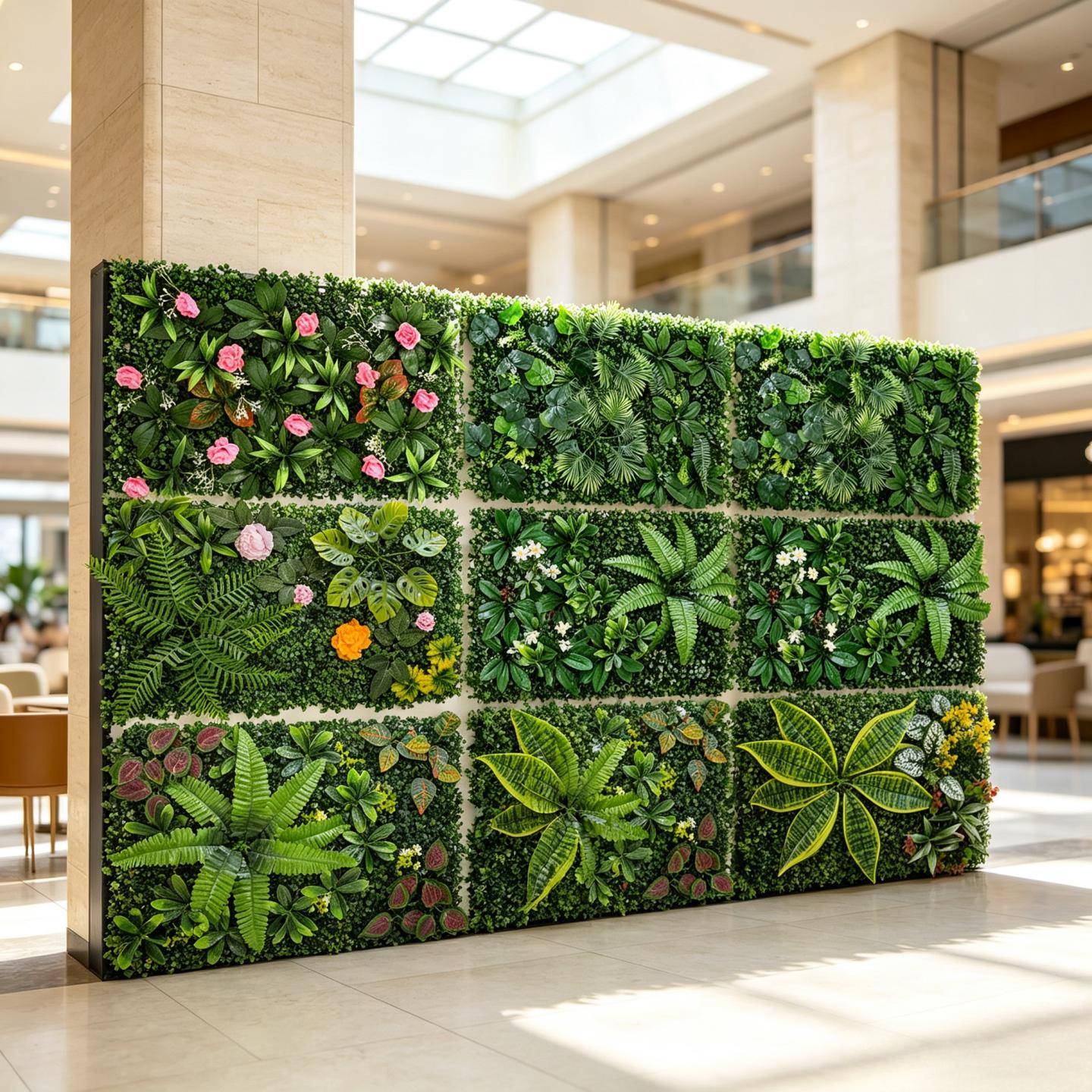 UV Dayanımlı Yapay Yeşil Duvar - Flower Wall Panel incelemesi ve fiyatı