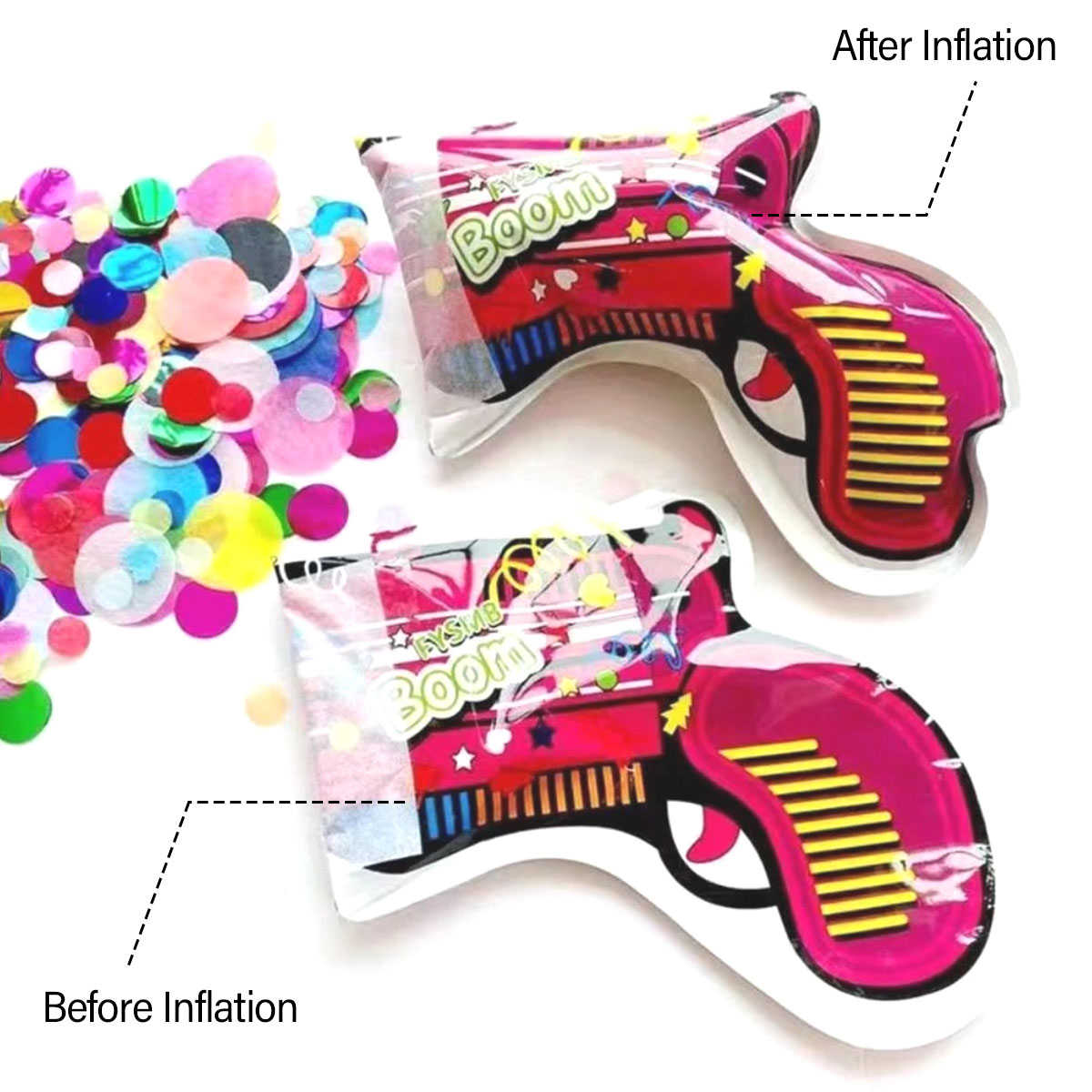 10/20/30 Adet Havai Fişek Şişm - Confetti Cannon Tube incelemesi ve fiyatı