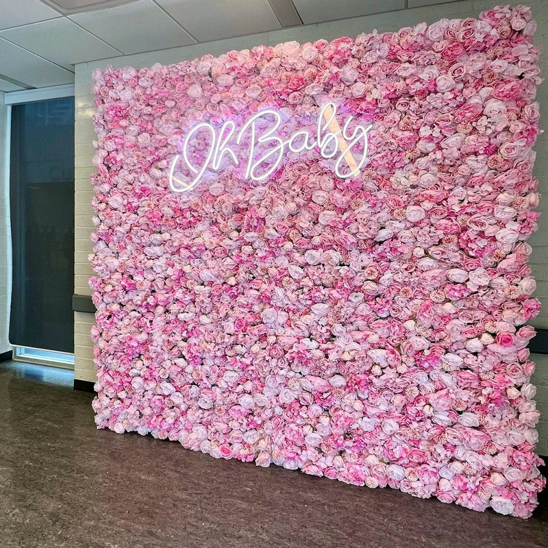 Noel dekorasyon için mor pembe - Flower Wall Panel incelemesi ve fiyatı