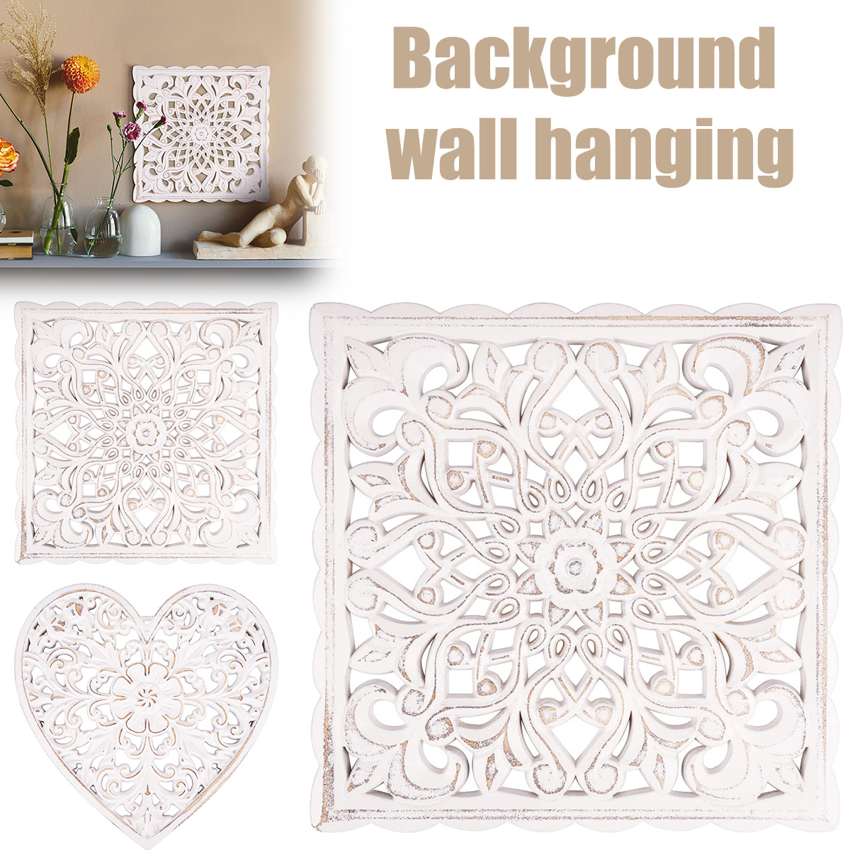 Ahşap Duvar Dekor Çiçek Hollow - Flower Wall Panel incelemesi ve fiyatı