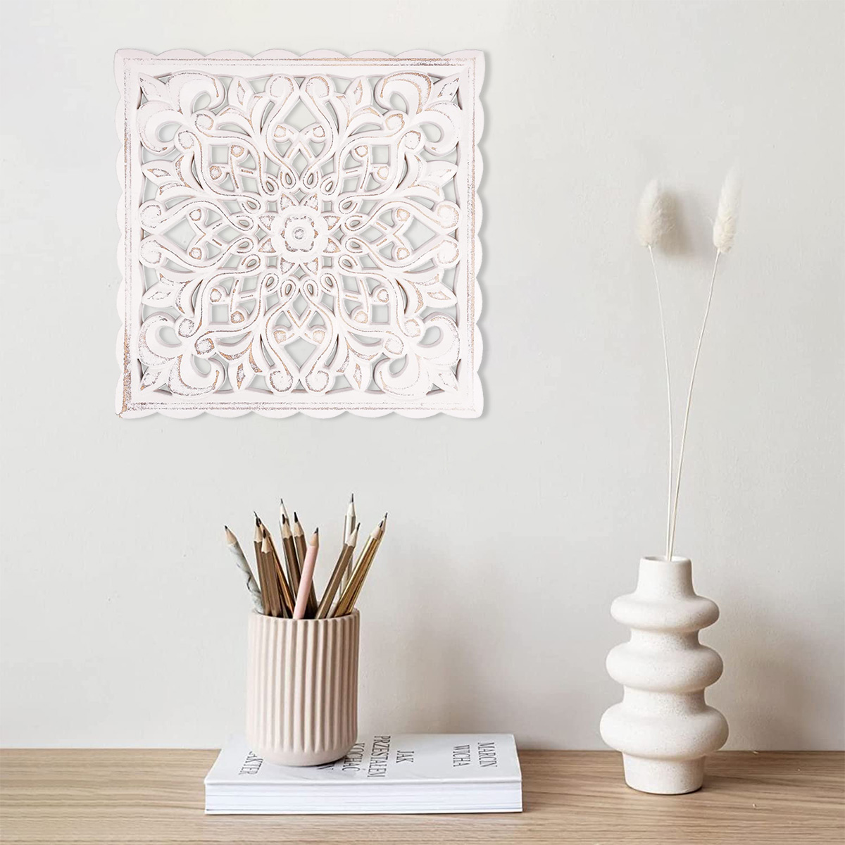 Ahşap Duvar Dekor Çiçek Hollow - Flower Wall Panel incelemesi ve fiyatı
